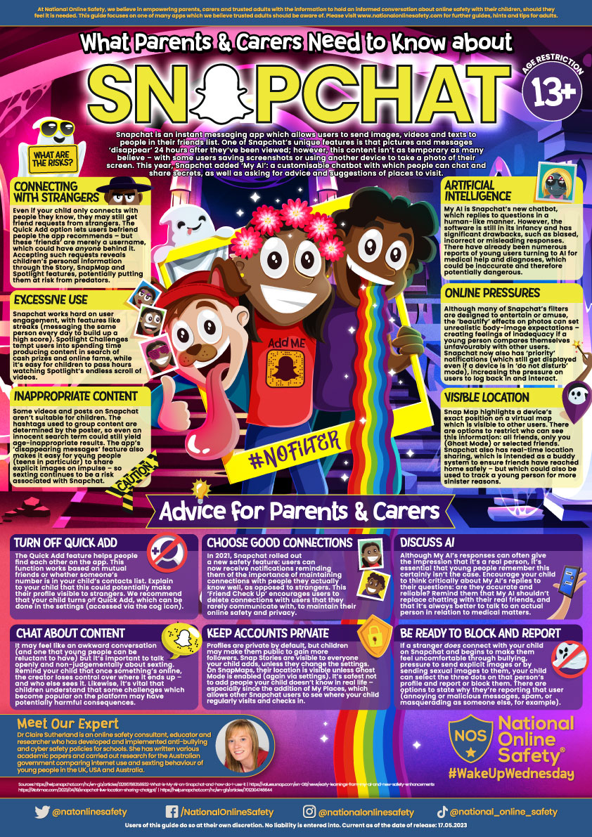 Parents guide for Snapchat